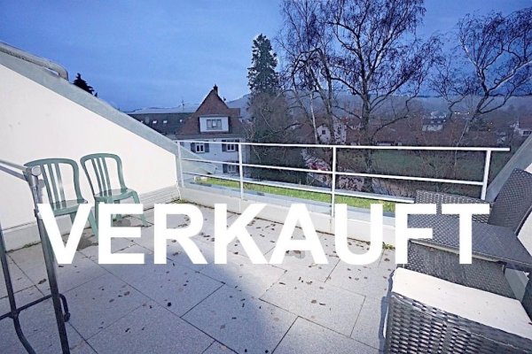 VERKAUFT i. 2019 - Studio-ETW, EBK, Parkett, Dachterrasse, Vollwärmeschutz