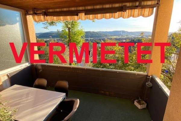 VERMIETET i. 2024 - 3-Zimmer-Wohnung, in 2 FamH., 2 Balkone