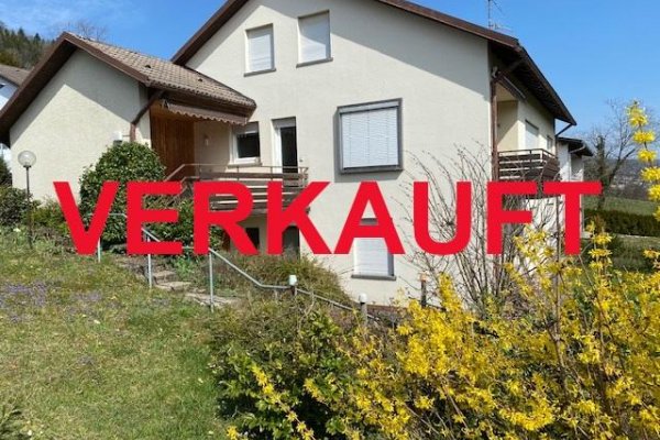 VERKAUFT i. 2021 - Freist. EFH, Blick, ebenerdiger Zugang, 7 Zimmer, 2 Bäder, ELW, Garage, Stpl.