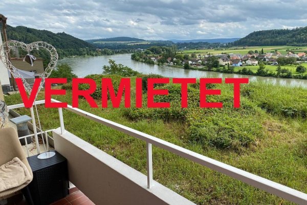 VERMIETET i. 2021 - 2-Zi-Whg Rheinstraße, Südbalkon, Rheinblick, Lift, alle Räume Parkett, EBK mit Raumteiler, Waschmaschine, Bad und Küche hell gefliest