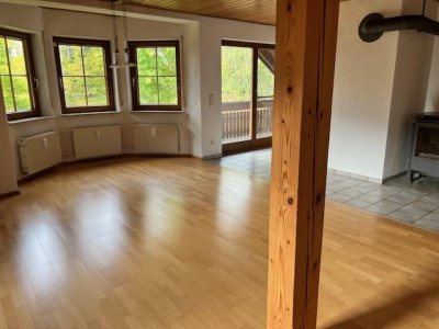 4-Zi-ETW mit vollst. darüberliegendem Speicher, Schwedenofen, EBK, Parkett, Balkon, sofort