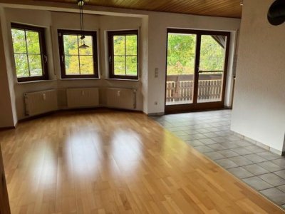 sofort beziehbare, gut ausgestattete 4-Zi-ETW, Schwedenofen, EBK, Parkett, Balkon, mit darüberliegendem Speicher, Garage 