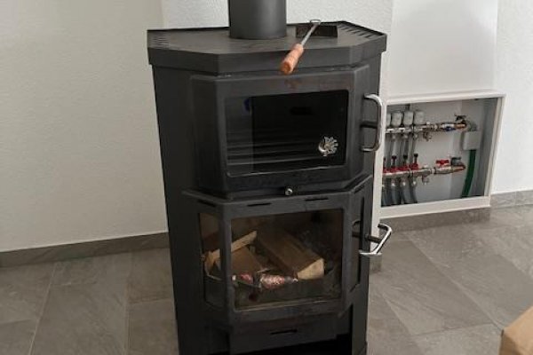 Schwedenofen mit Schauglas erneuert