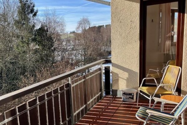 sonniger Balkon
