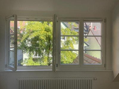 Waldshut-Innenstadt, Rheinstraße, Panoramarheinblick, energetisch sanierte, lichtdurchflutete Studio-Whg., ca. 89 m² Wohnfl., exklusive, hochwertige, gut ausgestattete EBK Essbar, Einbauten, Galerie, günstiger Energieverbrauch / eigene Etagenheiz. m. in