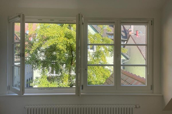 Blick aus der Wohnung